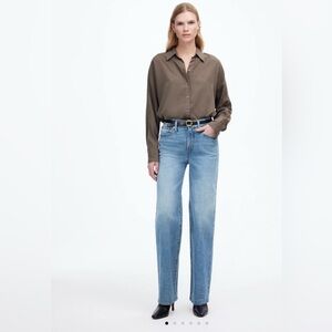 Madewell The Petite Perfect Vintage Wide-Leg Jean SZ 23P